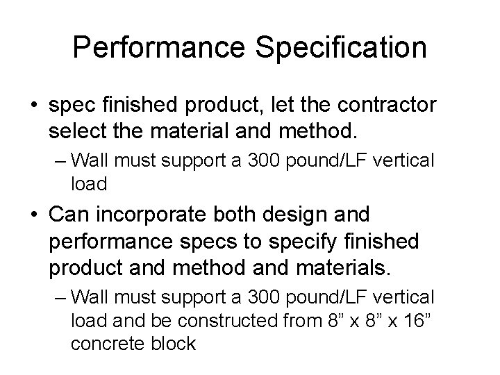 Contracts CTC470 Parts of a Contract Drawings Need