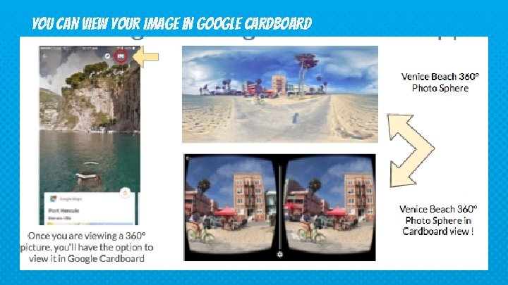 You can view your image in Google Cardboard 