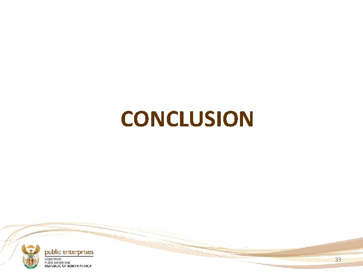 CONCLUSION 33 