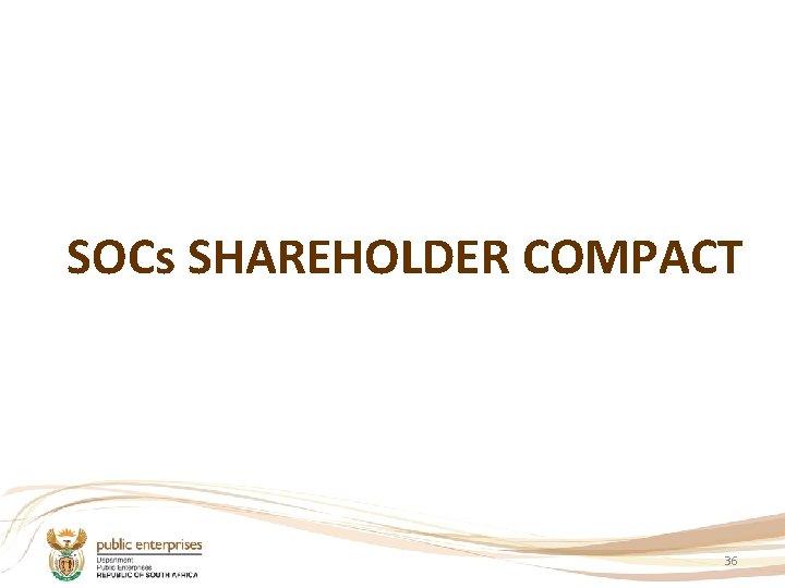 SOCs SHAREHOLDER COMPACT 36 