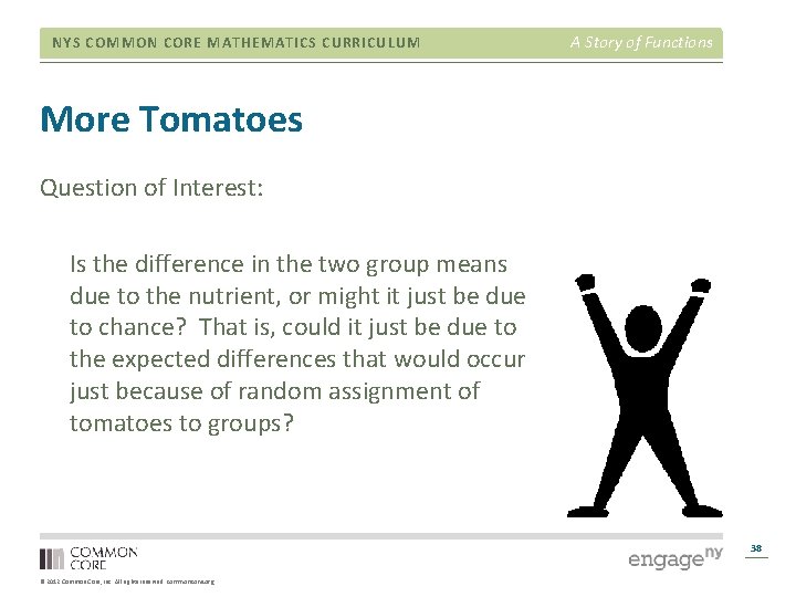NYS COMMON CORE MATHEMATICS CURRICULUM A Story of Functions More Tomatoes Question of Interest: