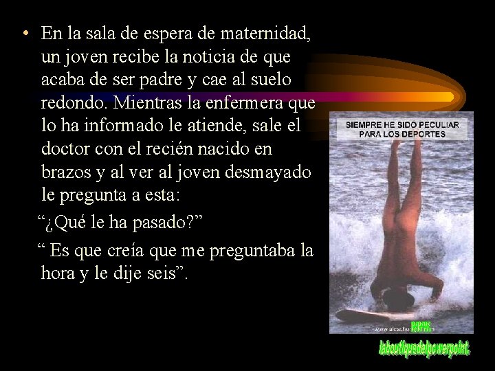 • En la sala de espera de maternidad, un joven recibe la noticia • En la sala de espera de maternidad, un joven recibe la noticia