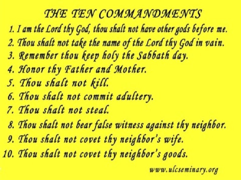 10 commandments guide for lifes journey 2 lessons