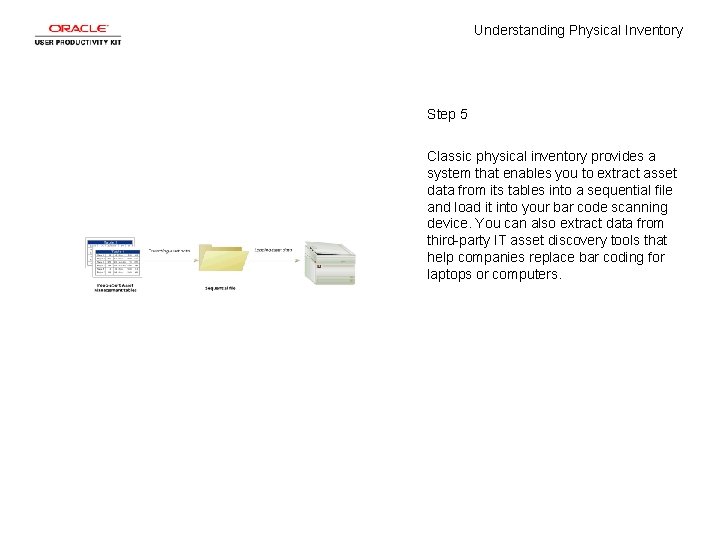 Understanding Physical Inventory Step 5 Classic physical inventory provides a system that enables you