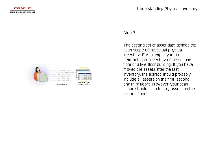 Understanding Physical Inventory Step 7 The second set of asset data defines the scan