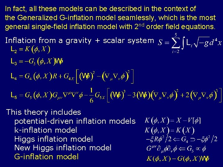In fact, all these models can be described in the context of the Generalized