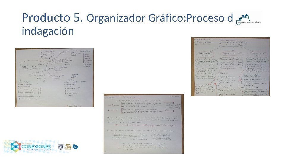 Producto 5. Organizador Gráfico: Proceso de indagación 