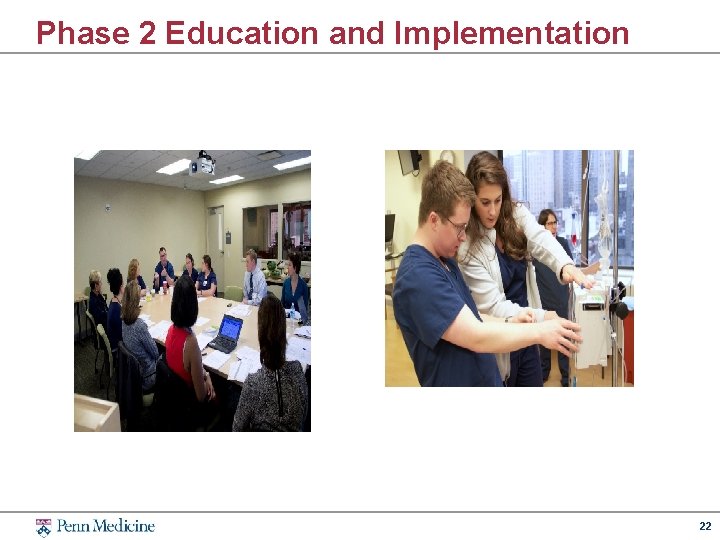 Phase 2 Education and Implementation 22 