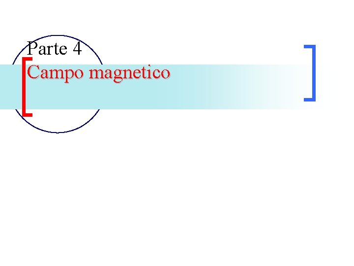 Parte 4 Campo magnetico 