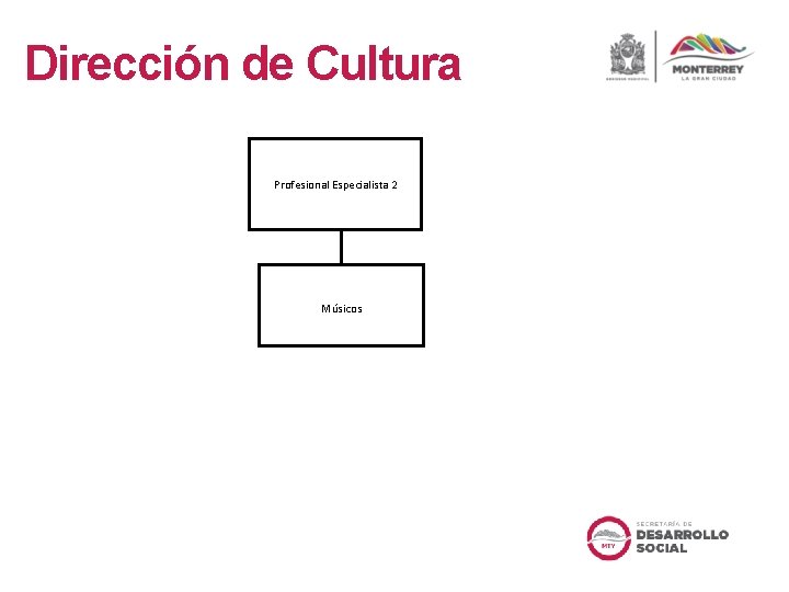 Dirección de Cultura Profesional Especialista 2 Músicos 