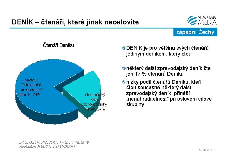 DENÍK – čtenáři, které jinak neoslovíte západní Čechy Čtenáři Deníku DENÍK je pro většinu