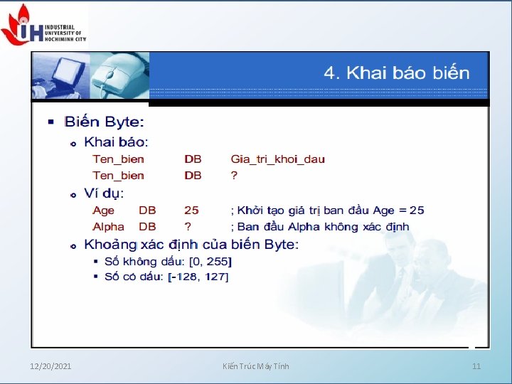 12/20/2021 Kiến Trúc Máy Tính 11 