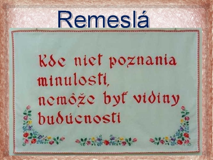 Remeslá 