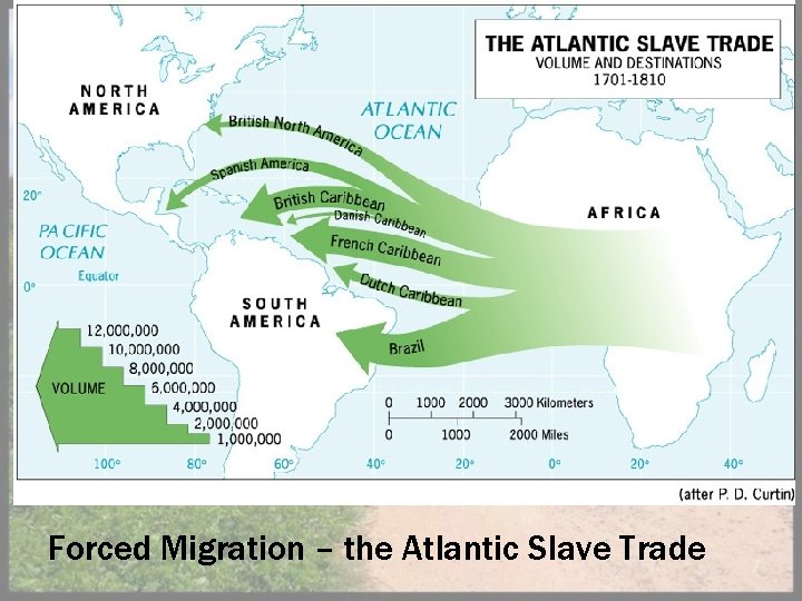 Forced Migration – the Atlantic Slave Trade 