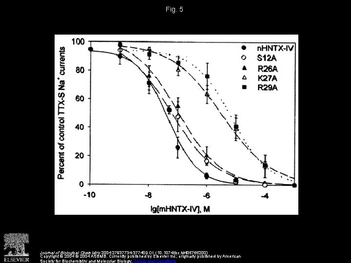 Fig. 5 Journal of Biological Chemistry 2004 27937734 -37740 DOI: (10. 1074/jbc. M 405765200)