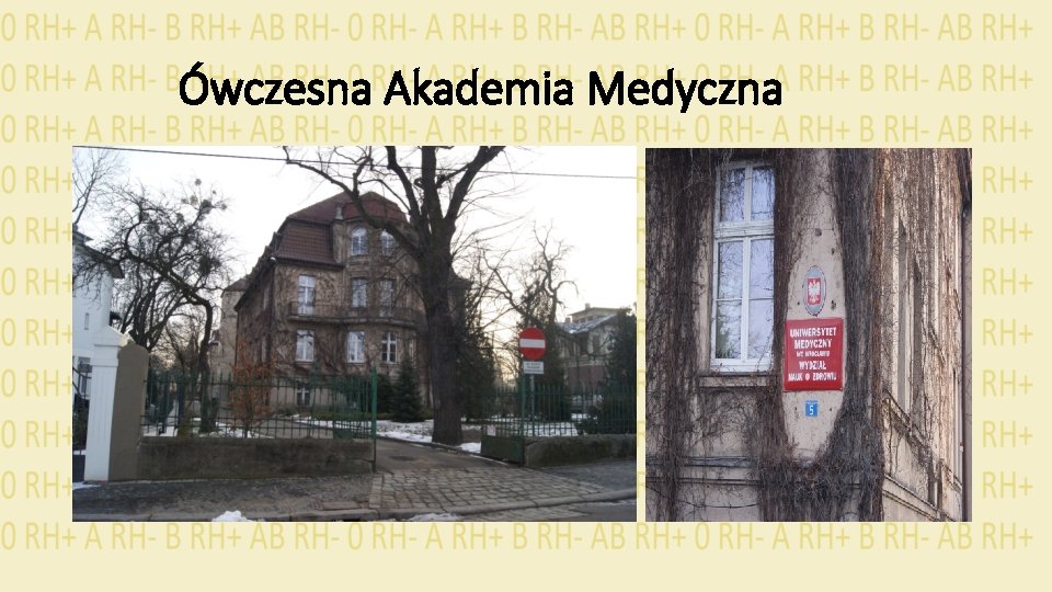 Ówczesna Akademia Medyczna 