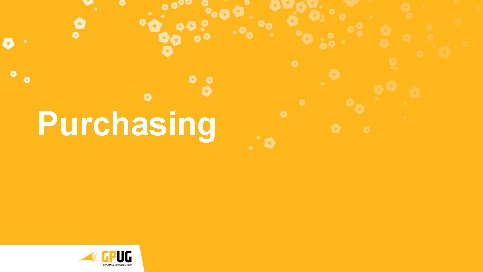 Purchasing Purchasing