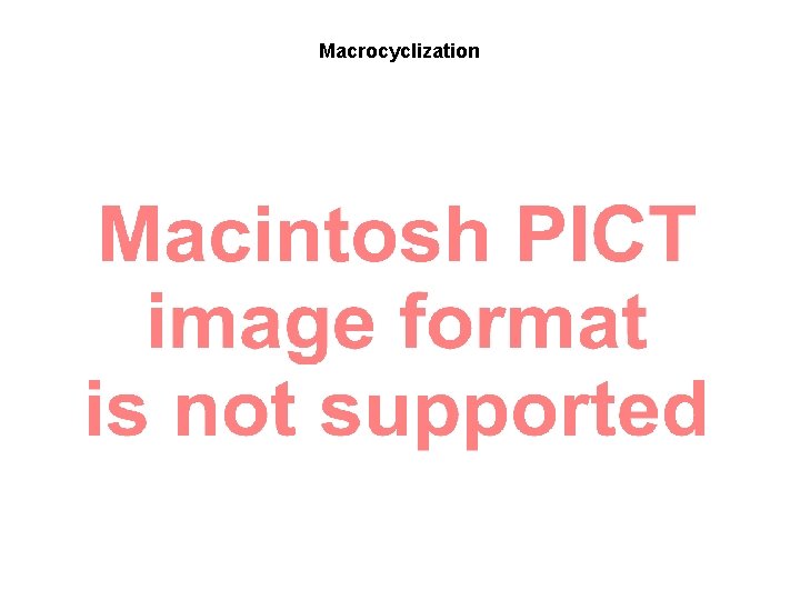 Macrocyclization 