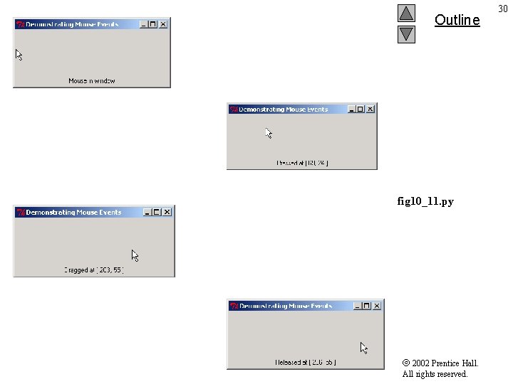 Outline fig 10_11. py 2002 Prentice Hall. All rights reserved. 30 