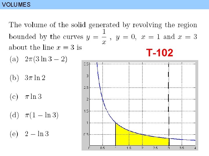 VOLUMES T-102 