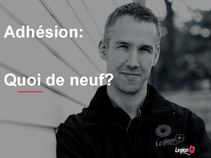 Adhésion: Quoi de neuf? 