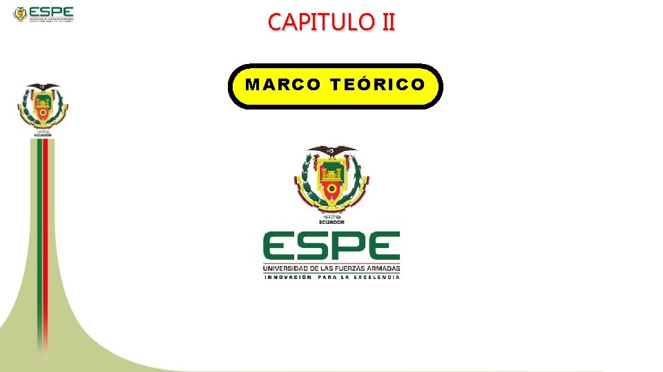 CAPITULO II MARCO TEÓRICO 