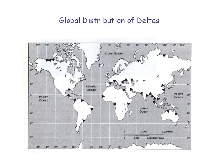 Global Distribution of Deltas 
