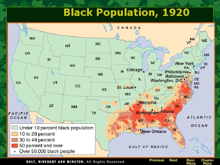 Black Population, 1920 