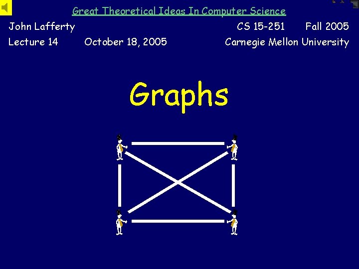 Great Theoretical Ideas In Computer Science John Lafferty Lecture 14 CS 15 -251 October
