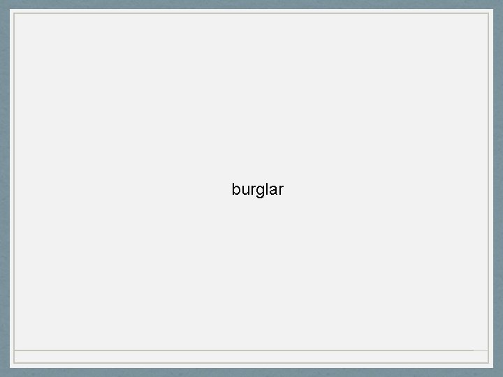 burglar 