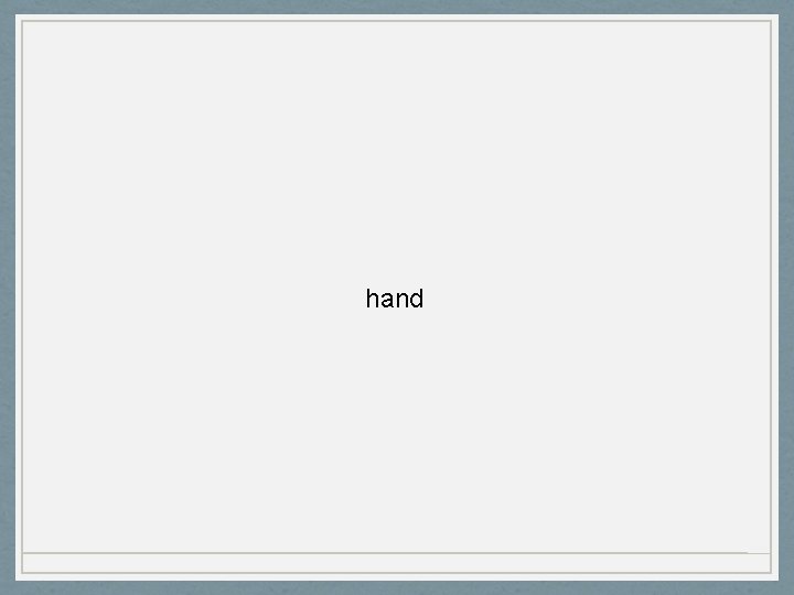 hand 