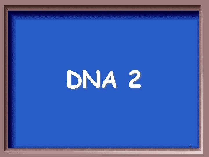 DNA 2 6 