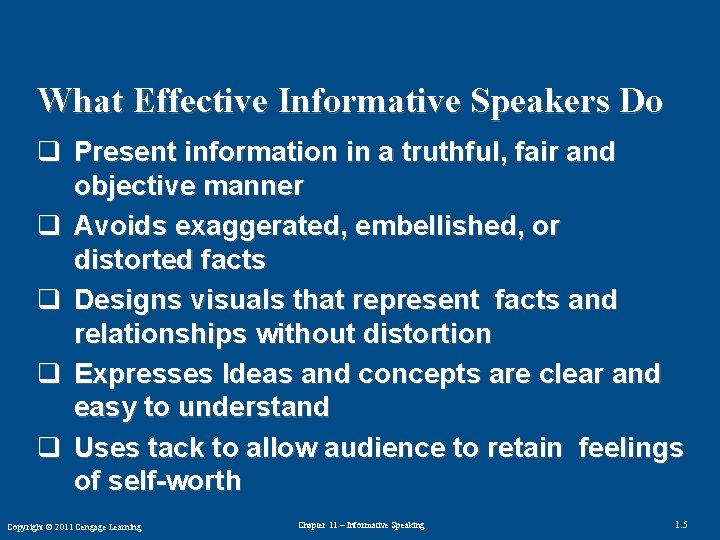 Informative Essentials of Speaking Public Speaking Cheryl Hamilton