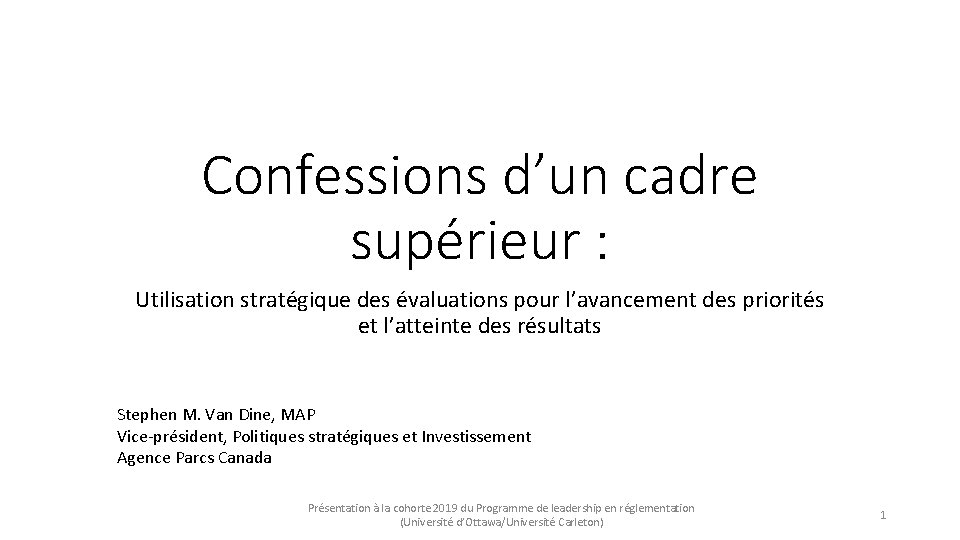 Confessions d’un cadre supérieur : Utilisation stratégique des évaluations pour l’avancement des priorités et