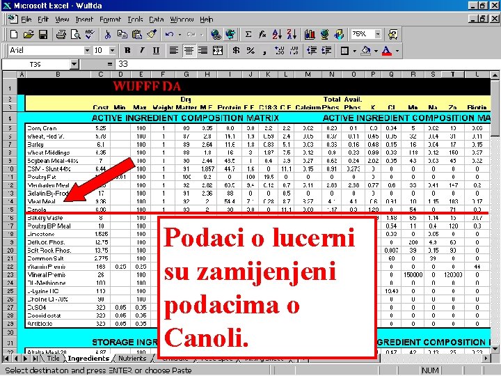 Podaci o lucerni su zamijenjeni podacima o Canoli. 