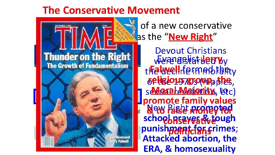 The Conservative Movement The 1980 s saw the rise of a new conservative movement