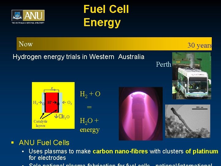 Fuel Cell Energy Now 30 years Hydrogen energy trials in Western Australia e- H
