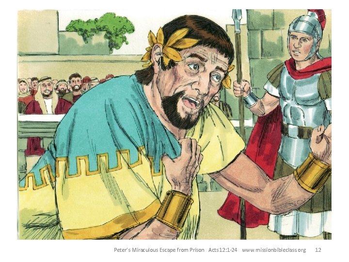 King Herod was so angry that he travelled to another city to settle some