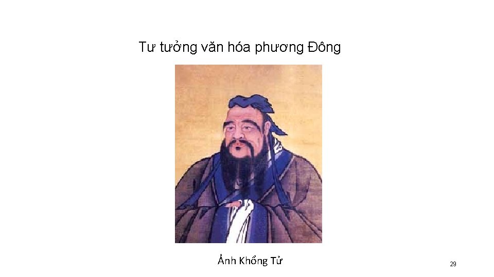 Tư tưởng văn hóa phương Đông Ảnh Khổng Tử 29 