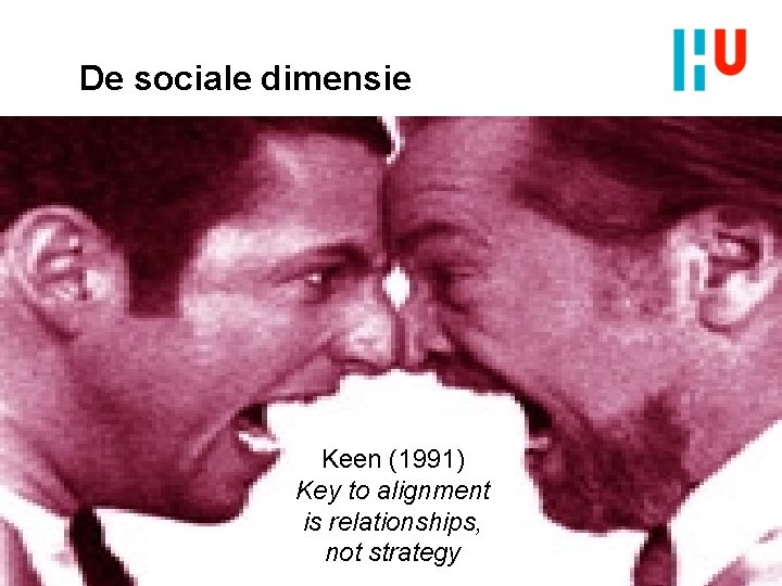 De sociale dimensie Does alignment matter? A. J. Gilbert Silvius Keen (1991) Key to