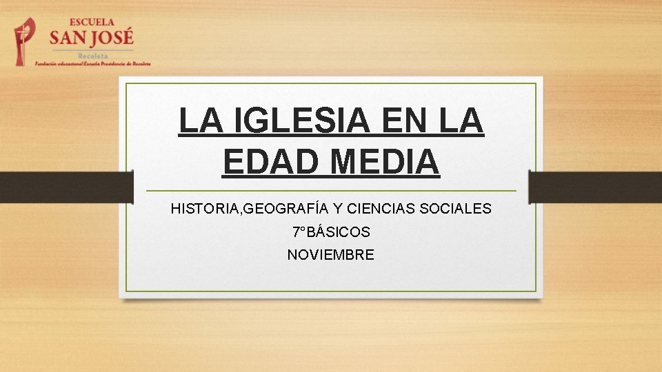 LA IGLESIA EN LA EDAD MEDIA HISTORIA GEOGRAFA