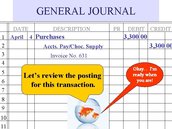 GENERAL JOURNAL 1 2 3 4 5 6 7 8 9 10 11 DATE