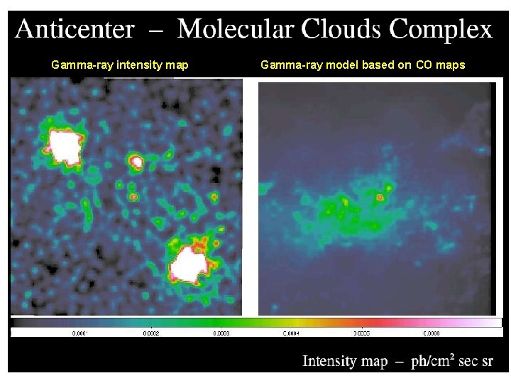 Gamma-ray intensity map Gamma-ray model based on CO maps 