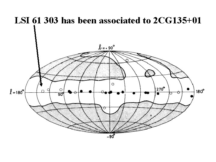 LSI 61 303 has been associated to 2 CG 135+01 