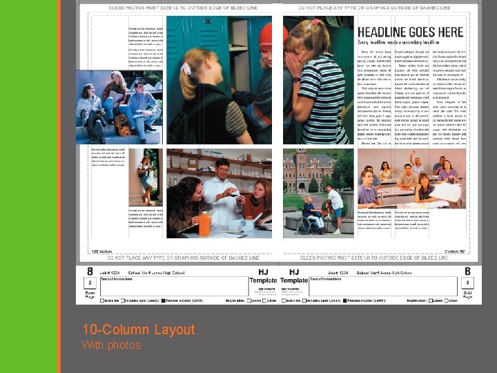 10 -Column Layout With photos 