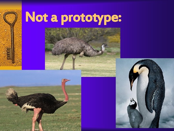 Not a prototype: 