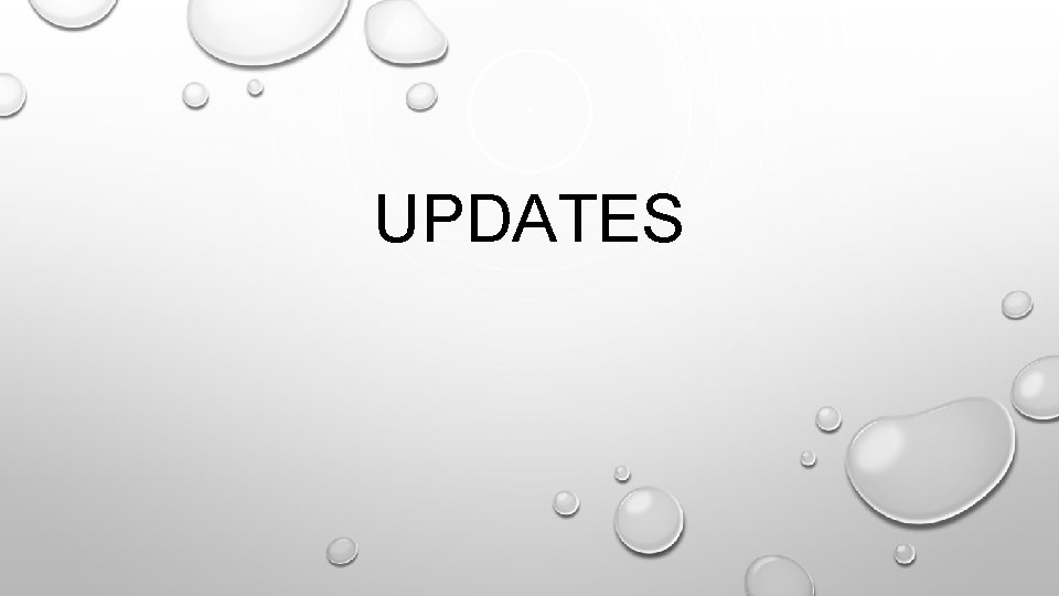 UPDATES 