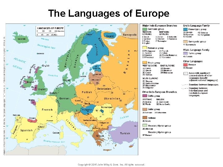 The Languages of Europe Copyright © 2015 John Wiley & Sons, Inc. All rights