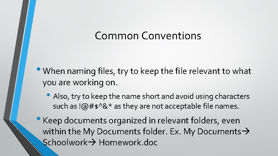 Computer Applications Unit D Files Folders and Desktop
