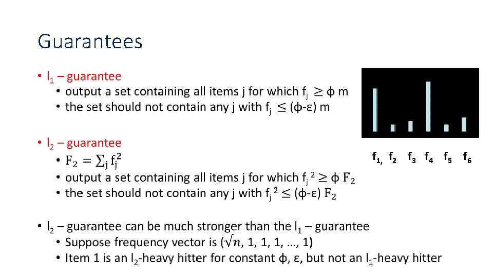 Guarantees • f 1, f 2 f 3 f 4 f 5 f 6 Guarantees • f 1, f 2 f 3 f 4 f 5 f 6
